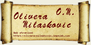 Olivera Milašković vizit kartica